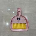 Sanrio Kuromi Desktop Cleaning Brush And Mini Dustpan Set | Portable Plastic Cleaning Tools For Living Room Use
