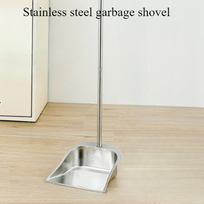 1pc a Sturdy Stainless Steel Dustpan, Available in Both Large And Small Sizes, Designed for Household Use with an Extra Thick Iron Construction