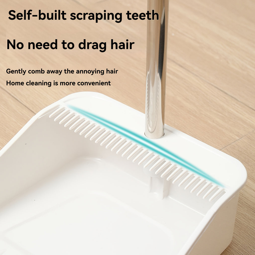 New Two-Piece Broom Set with Dustpan for Household Cleaning, Including a Broom And a Dustpan for The Bathroom And Floor