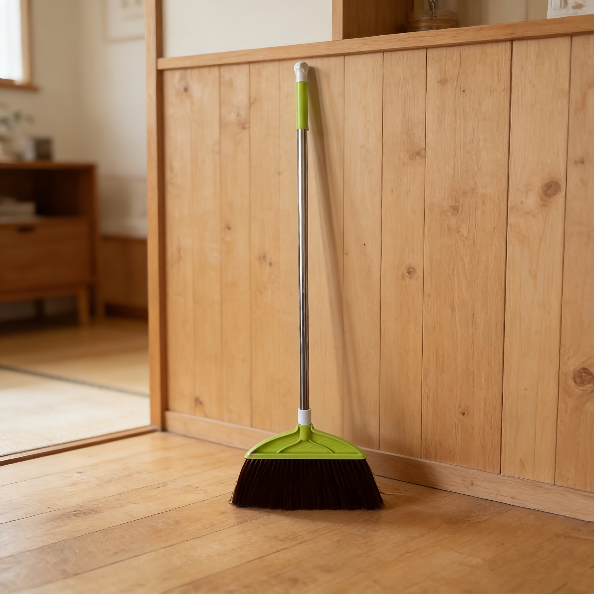 Handheld Broom with Soft Bristles, Household\u002FSchool\u002FOffice Use, Plastic Broom, High-Quality Sweeping Broom, Non-Stick Hair for Floor Cleaning