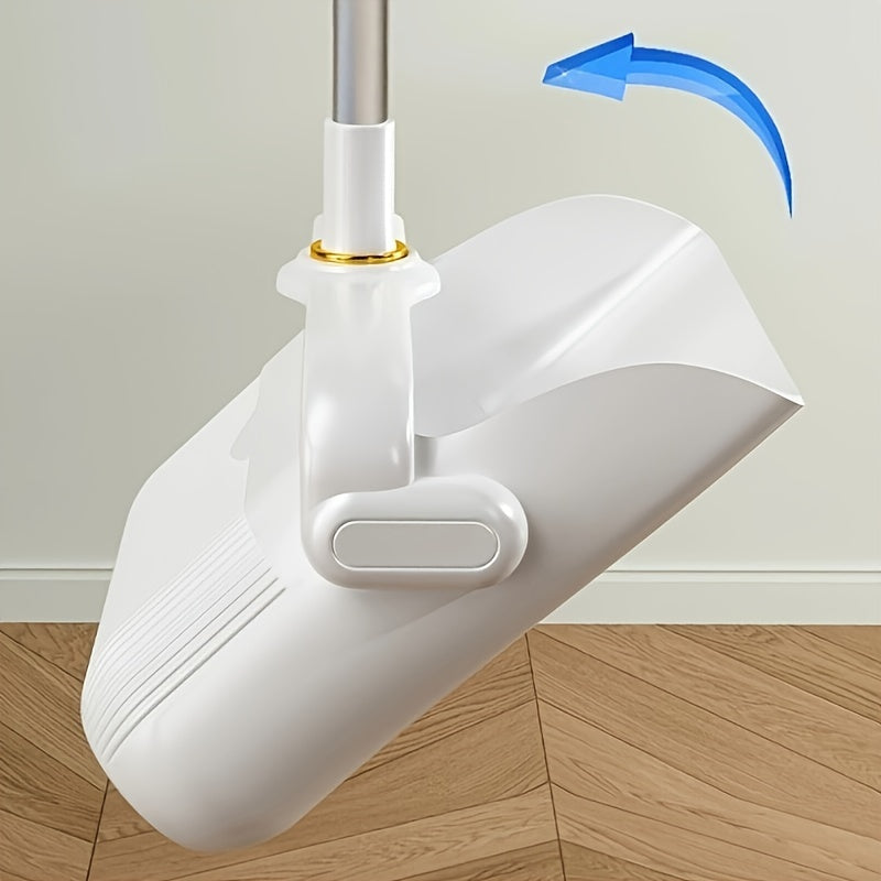 Household Broom And Dustpan Set, Long-Handled Broom And Dustpan Set, Combination Broom And Dustpan Set, Stand-Up Broom And Dustpan, Suitable for Kitchens, Offices, Lobbies, Etc