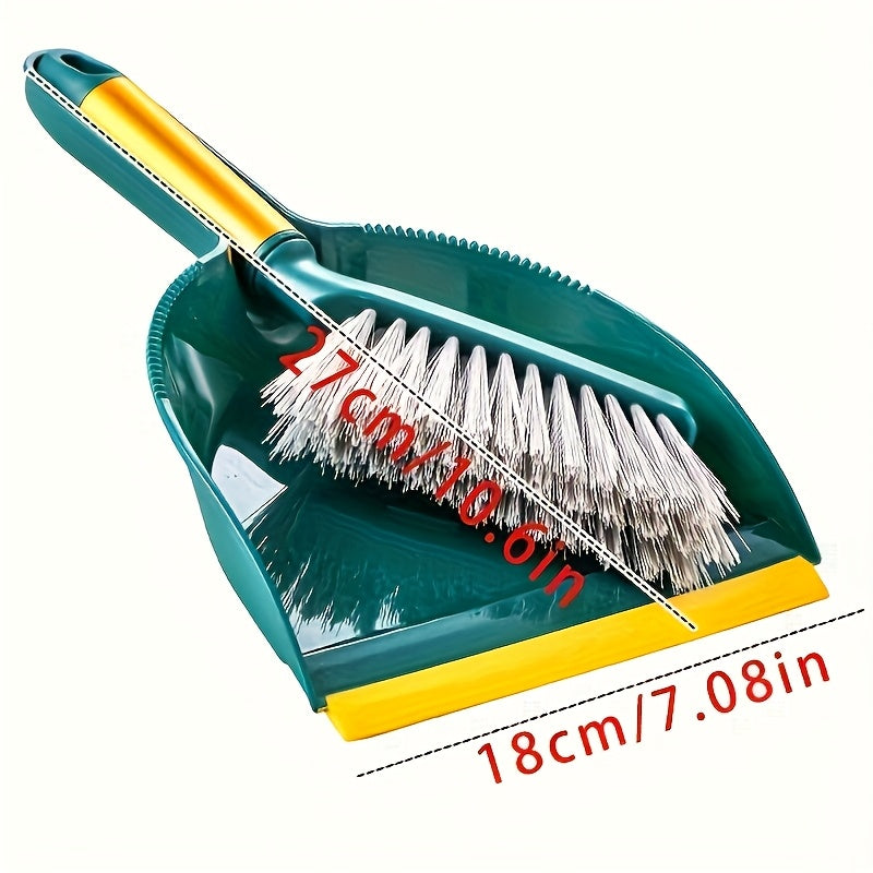 A Versatile Broom And Dustpan Set Designed for 30 Households, Featuring a Compact Broom And Dustpan Ideal for Home Use, a Plastic Shovel Brush, Suitable for Camping, Easy to Clean