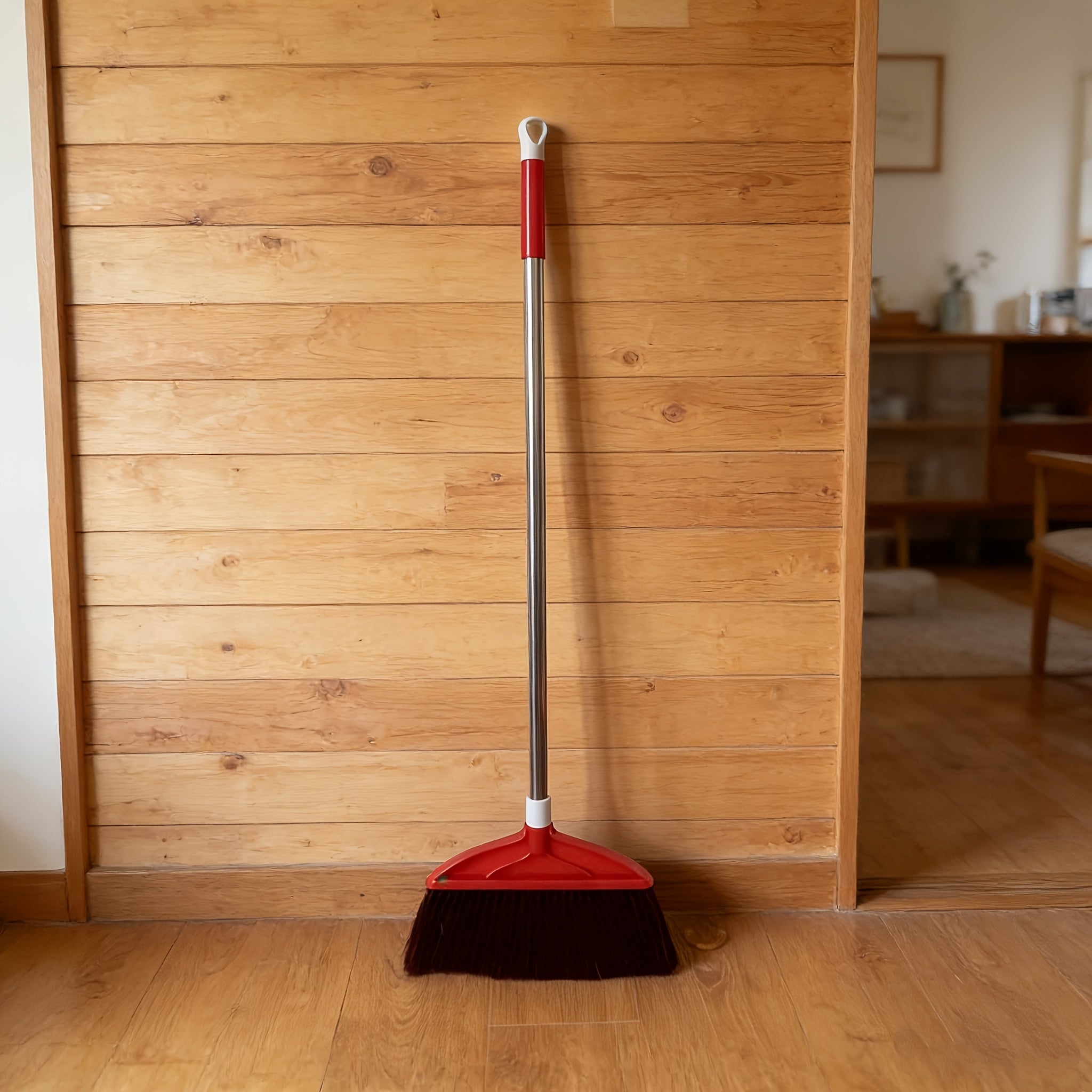 Handheld Broom with Soft Bristles, Household\u002FSchool\u002FOffice Use, Plastic Broom, High-Quality Sweeping Broom, Non-Stick Hair for Floor Cleaning
