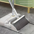 Household Broom And Dustpan Set, Long-Handled Broom And Dustpan Set, Combination Broom And Dustpan Set, Stand-Up Broom And Dustpan, Suitable for Kitchens, Offices, Lobbies, Etc