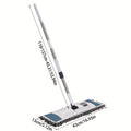 Microfiber Dust Mop with Reusable Mop Pad | Extendable Long Handle Wall And Floor Cleaning Mop for Hardwood, Tile, Laminate, Vinyl | 43Cm\u002F16.93In Mop Head Width, Suitable for Home And Commercial Use