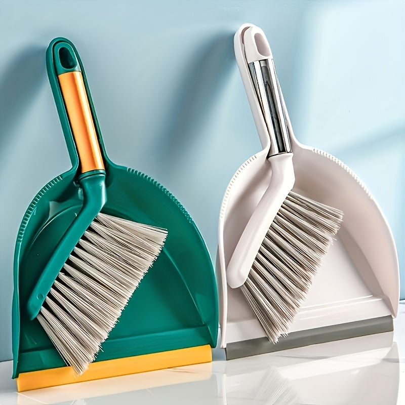 A Versatile Broom And Dustpan Set Designed for 30 Households, Featuring a Compact Broom And Dustpan Ideal for Home Use, a Plastic Shovel Brush, Suitable for Camping, Easy to Clean