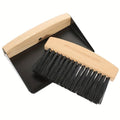 Mini Broom and Dustpan Set - Portable Handheld Sweeping Brush with Wooden Handle, Suitable for Pet Hair, Desktops, Furniture, and Travel Cleaning, Portable Desktop Cleaning Brush | Desktop Broom and Dustpan Set | Compact Broom | Creative Cleaning